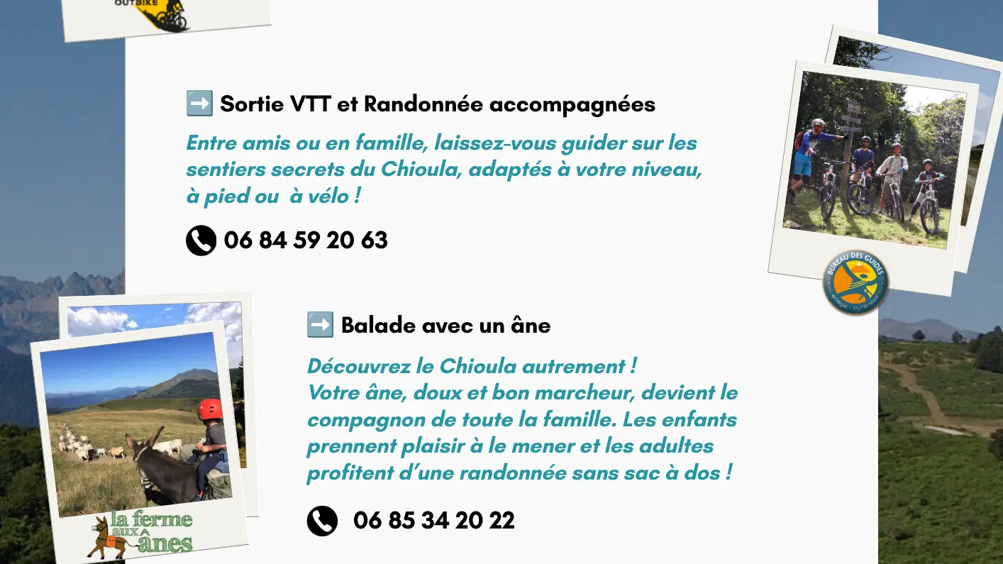 Les activités en été à la station du Chioula en septembre