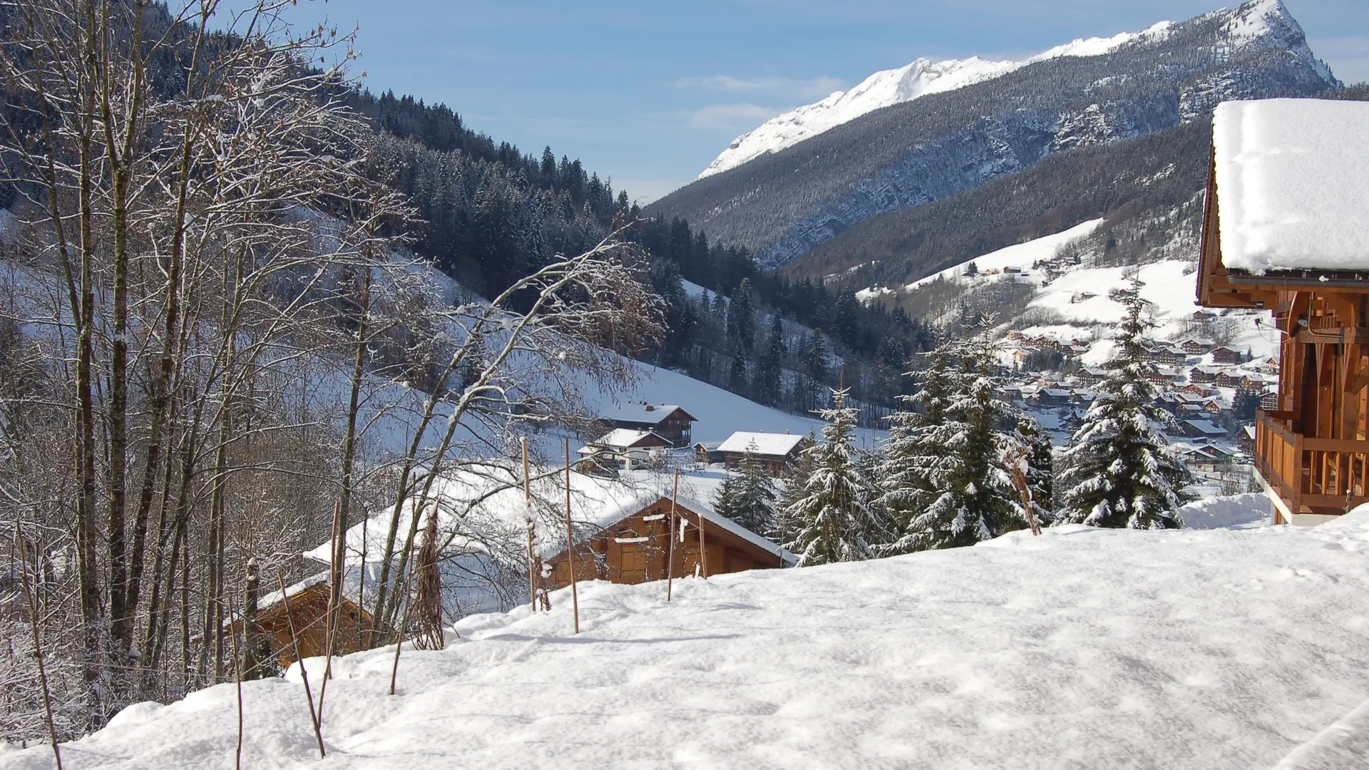 Vue hiver/Winter view - Sabaudia - Le Grand-Bornand
