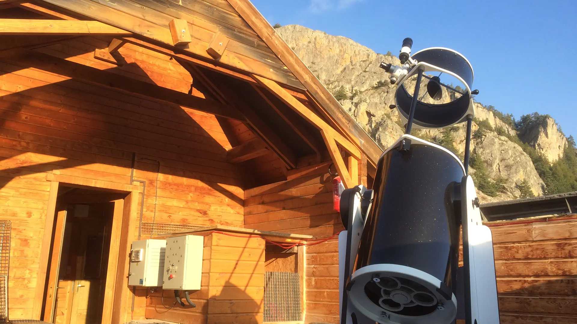 Télescope sur l'observatoire