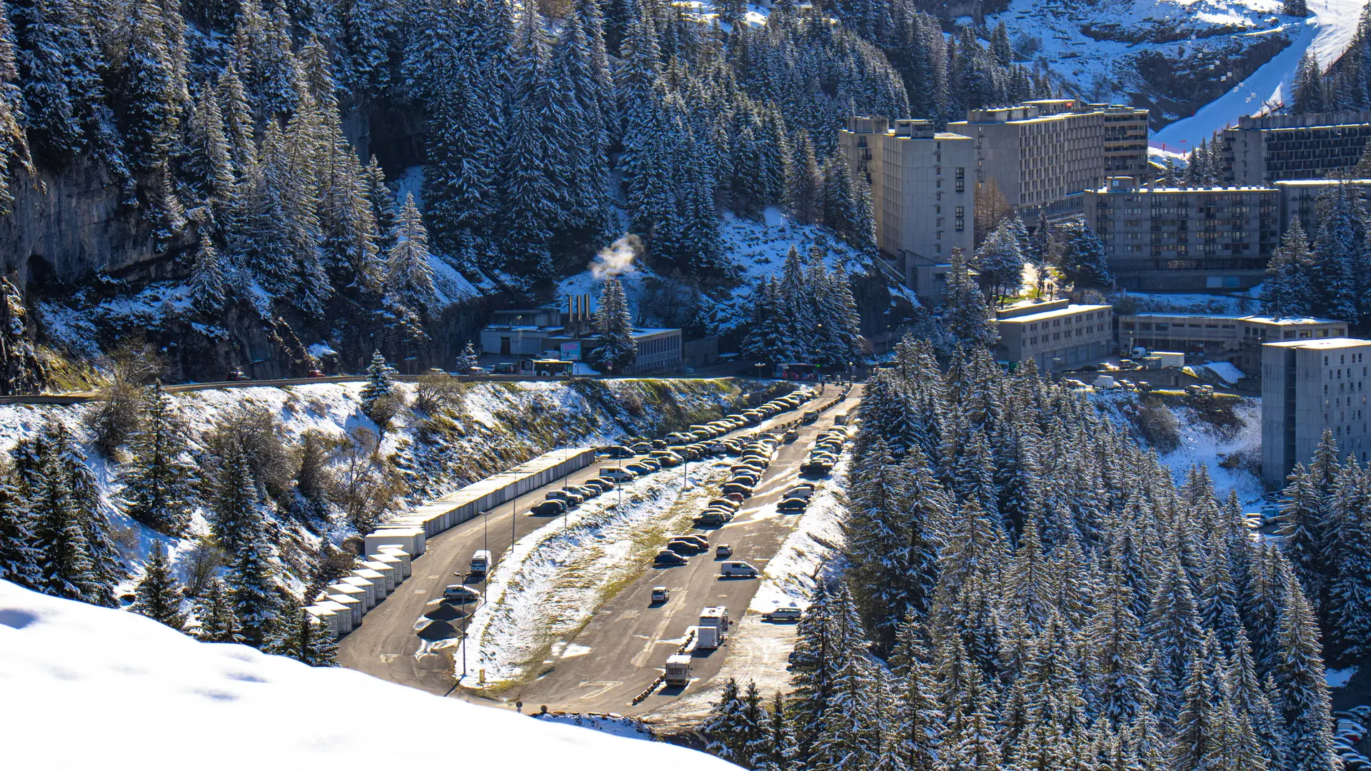 Vue d'ensemble du parking P2
