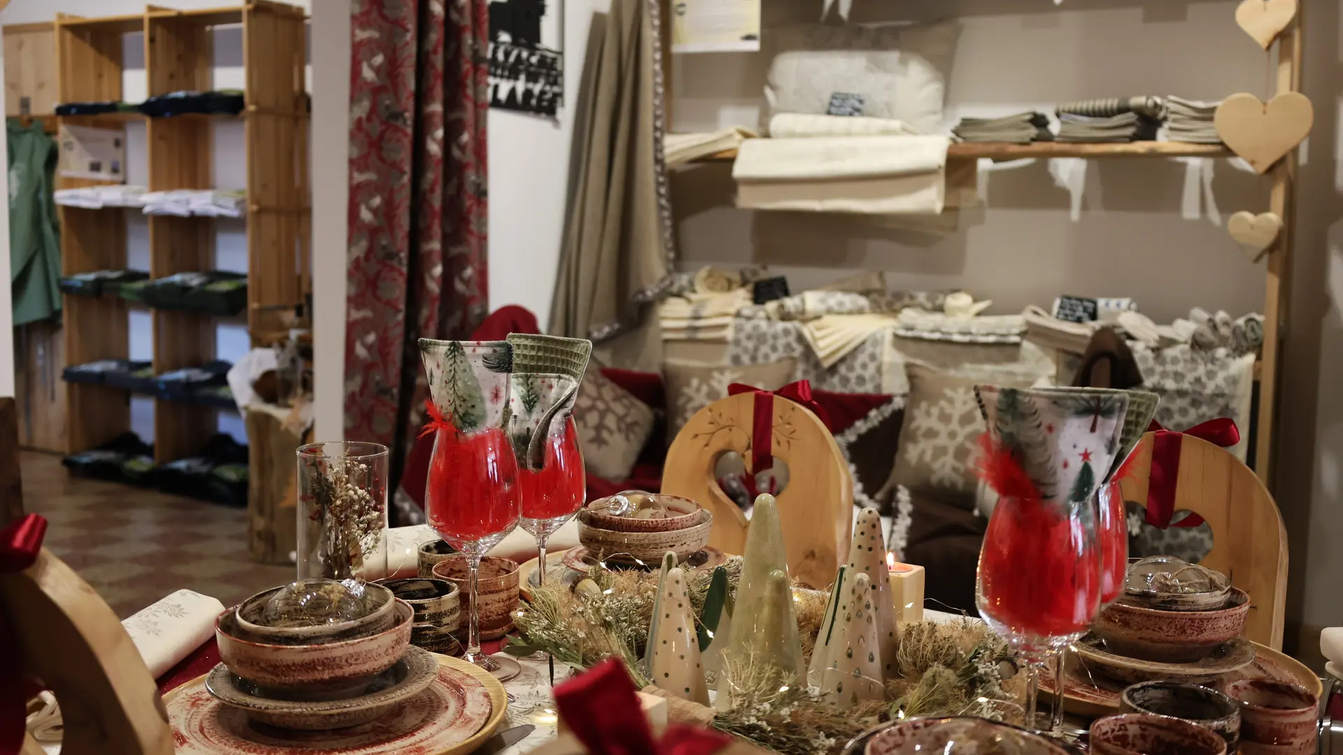 Boutique d'artisanat et de producteurs locaux Coeur Clarée à Névache