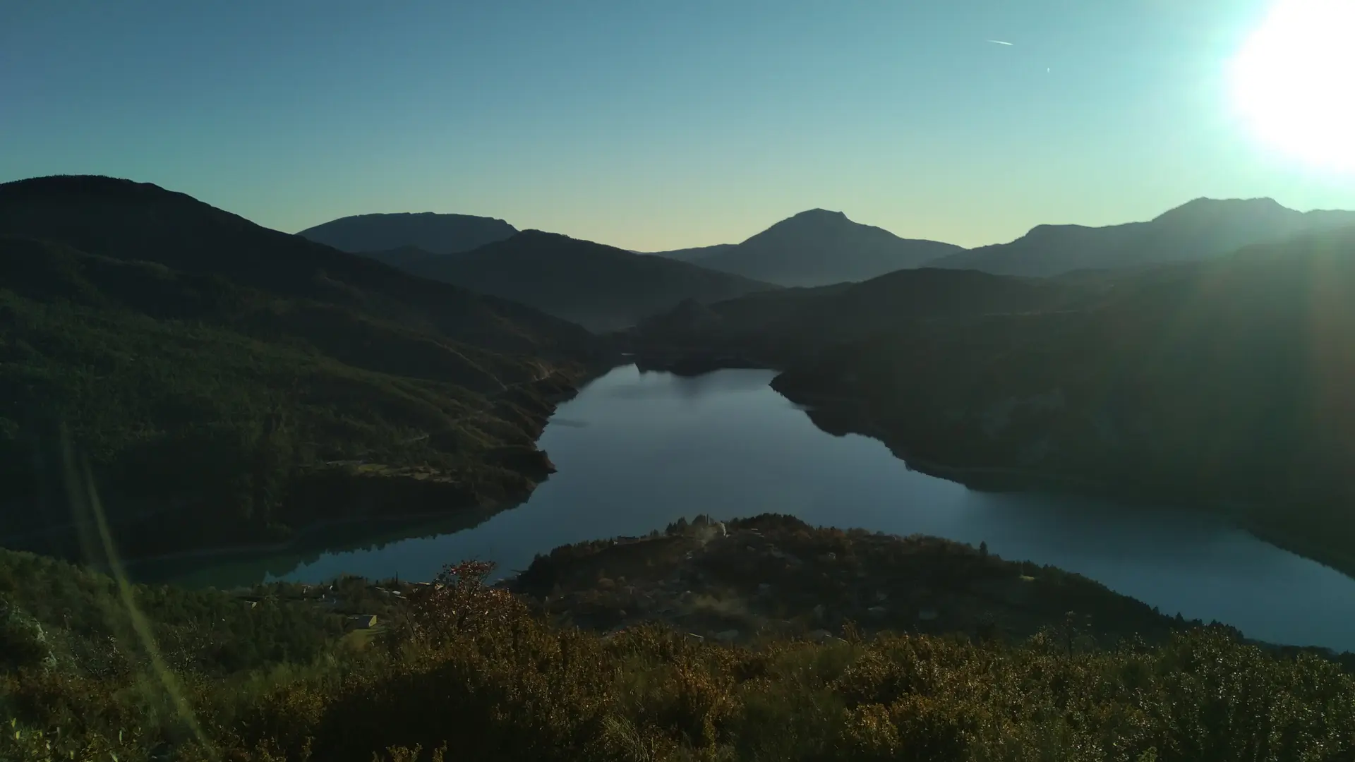 Vue depuis la crête de la Barre du Pidanoux