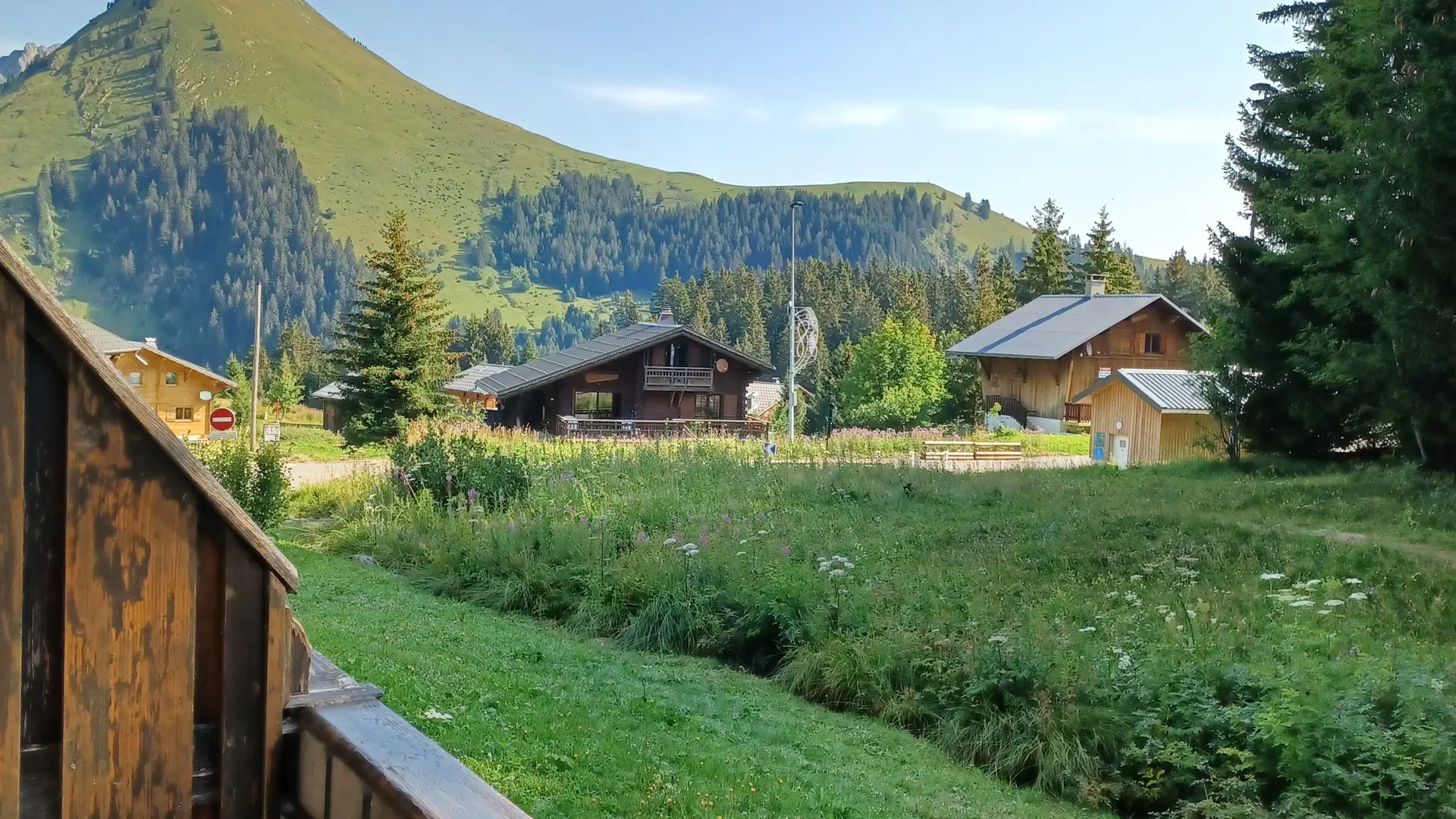 Vue du balcon été