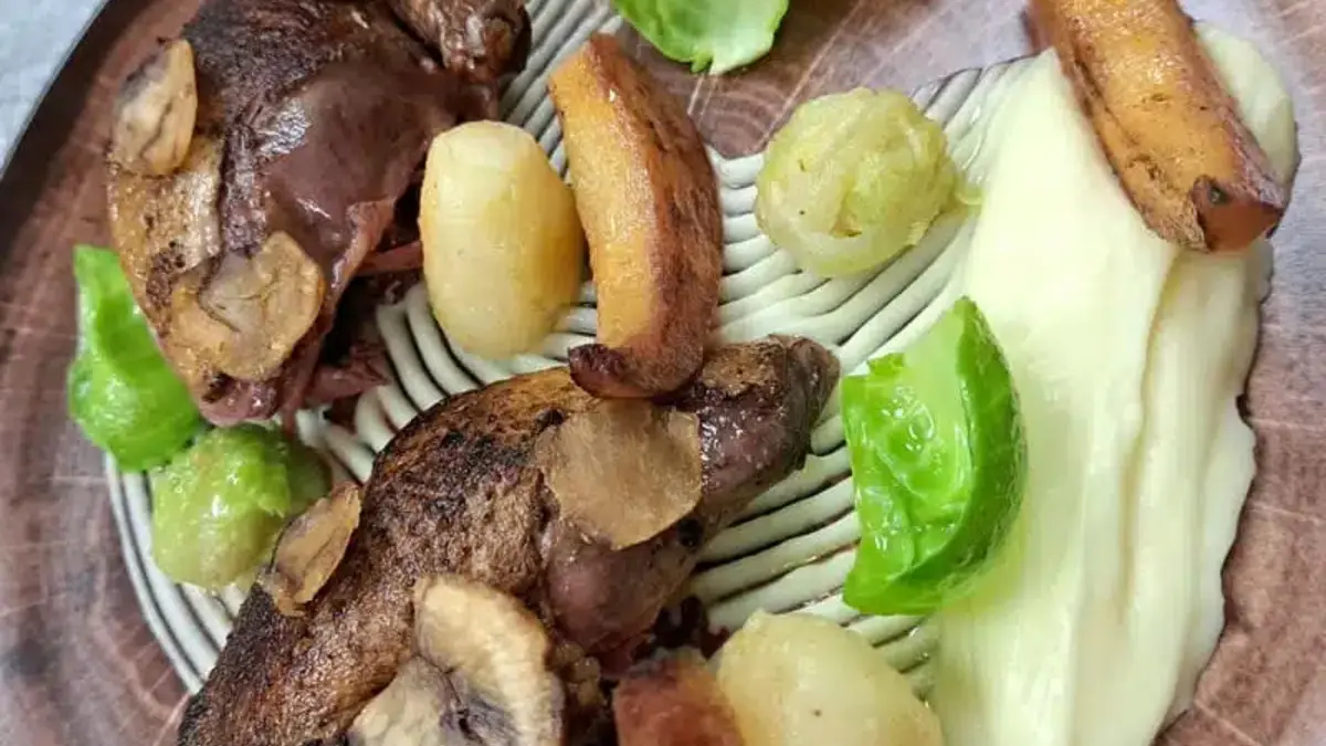 Auberge Les Clarines au Châtelard : assiette
