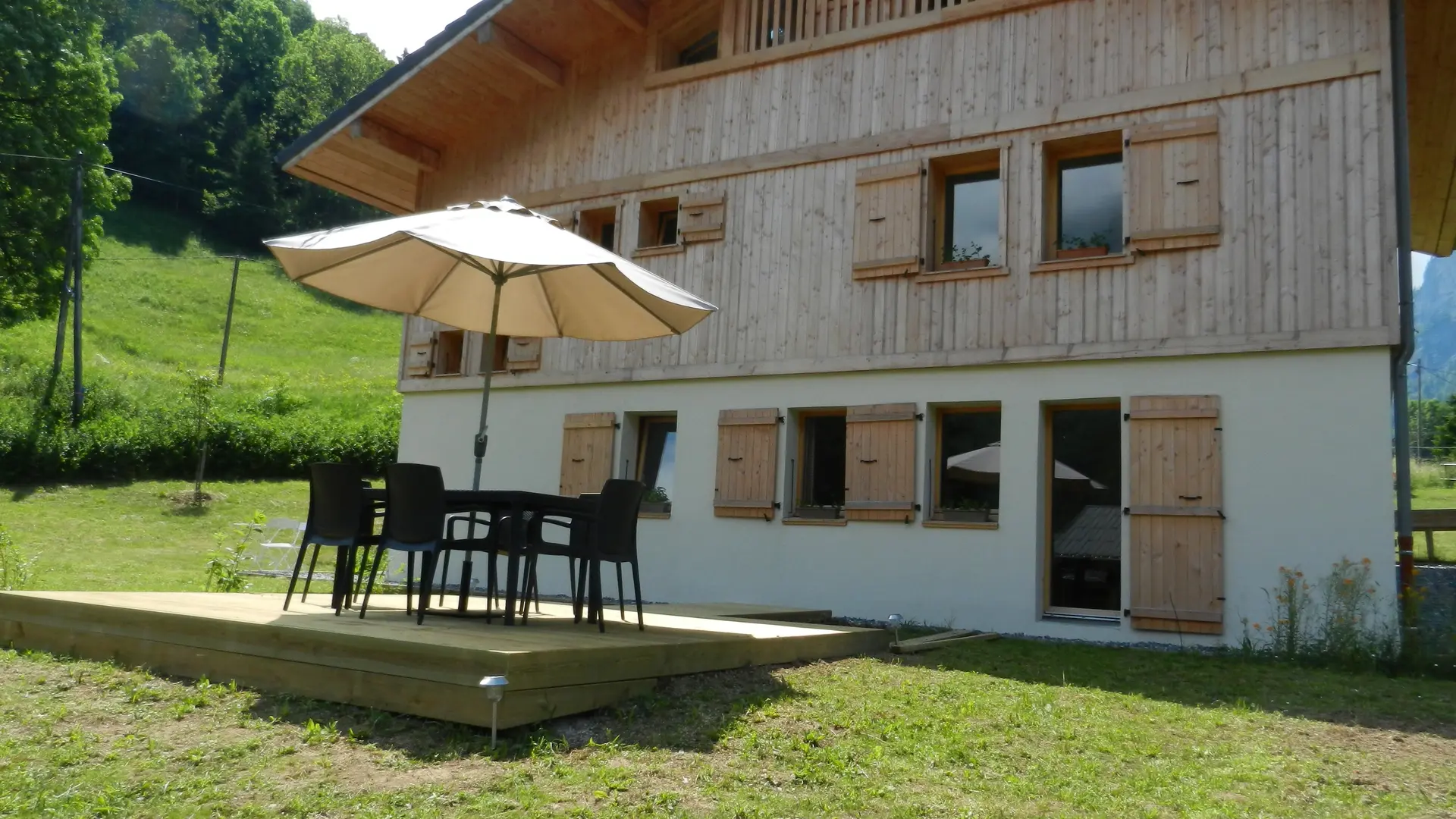 Chalet en été