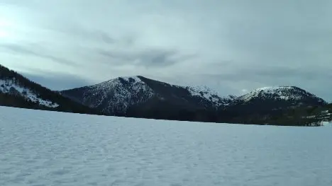 Vue depuis le parking de départ
