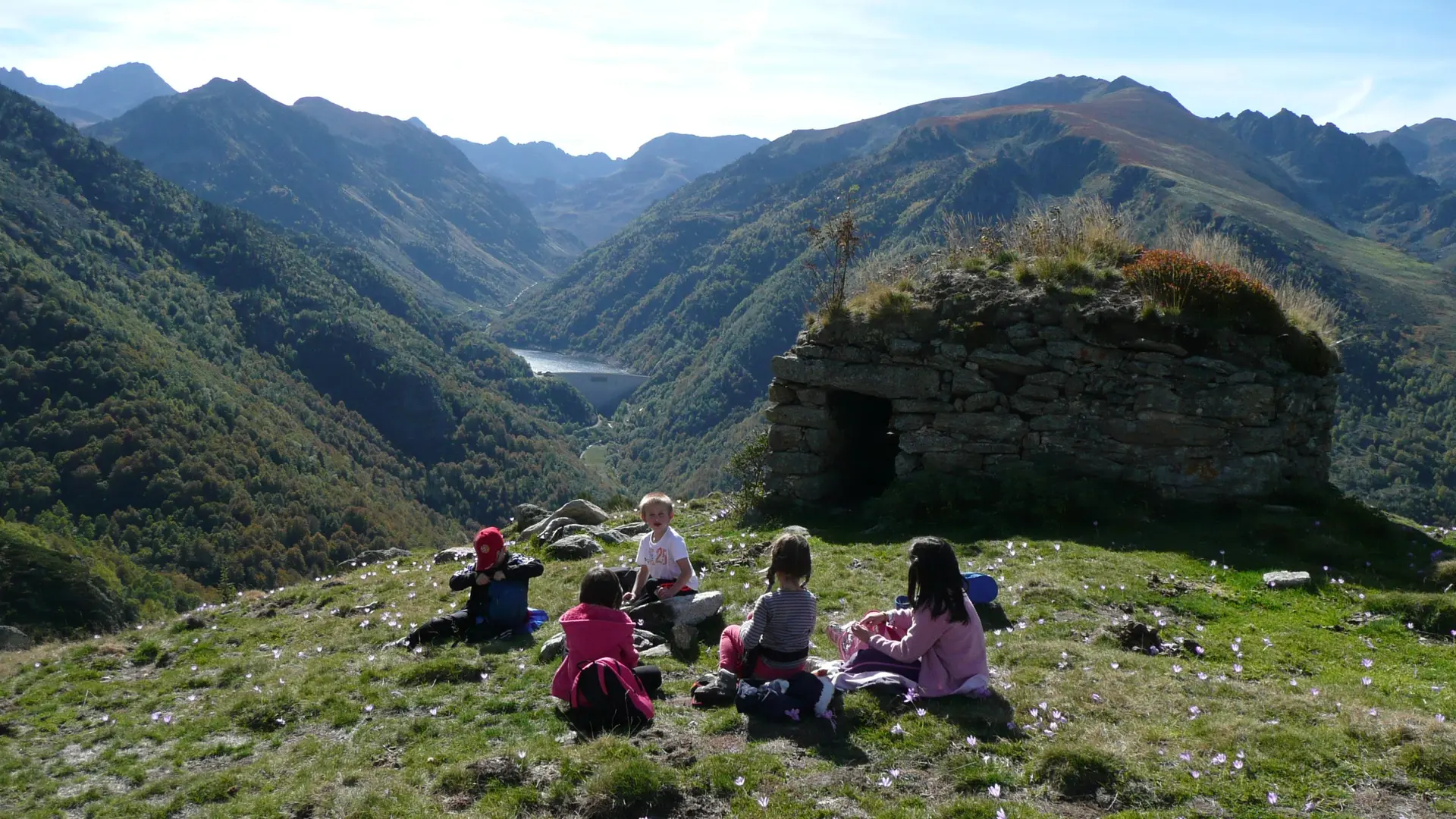 activité lecture paysage avec les enfants