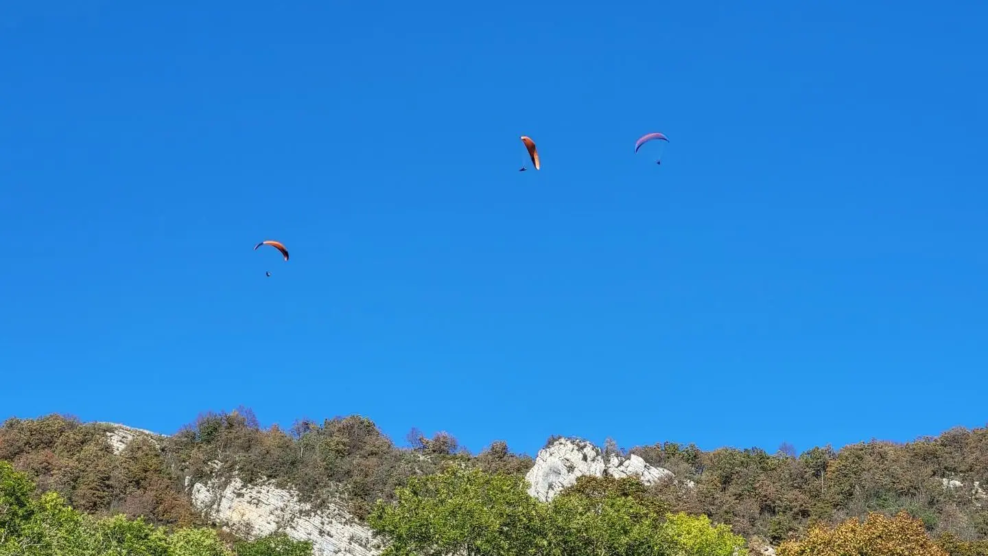 Aire d'envol du plateau de Jargoy juste au dessus du gîte