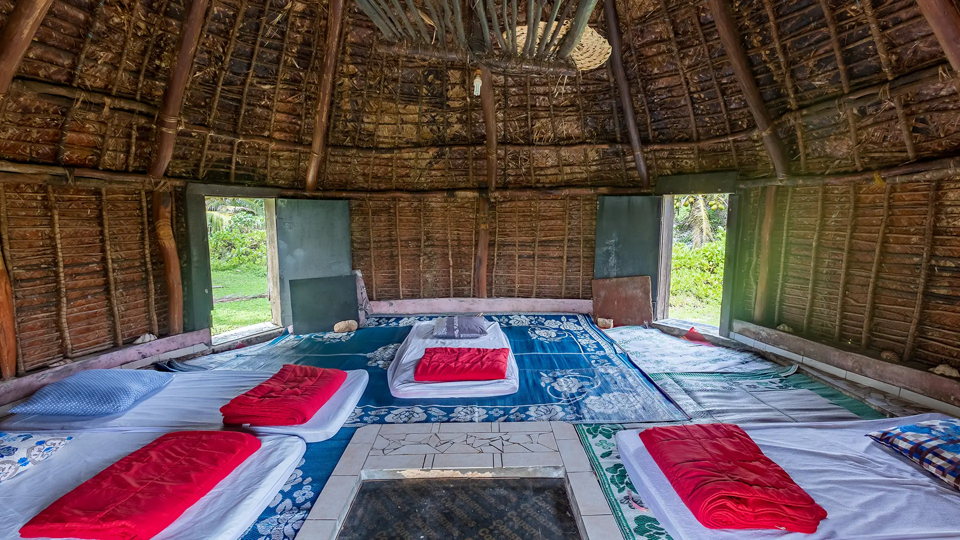 Hut interior