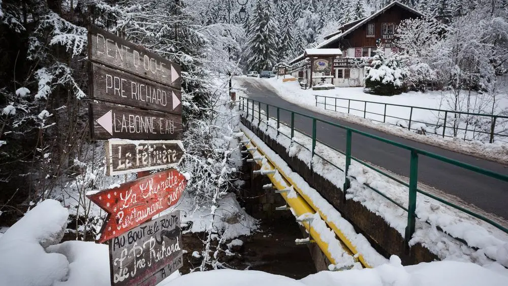 A travers les alpages - randonnée raquettes pays d'Evian