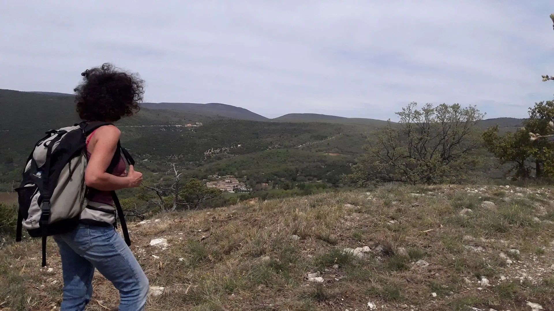 Vue sur Gignac depuis La Colle