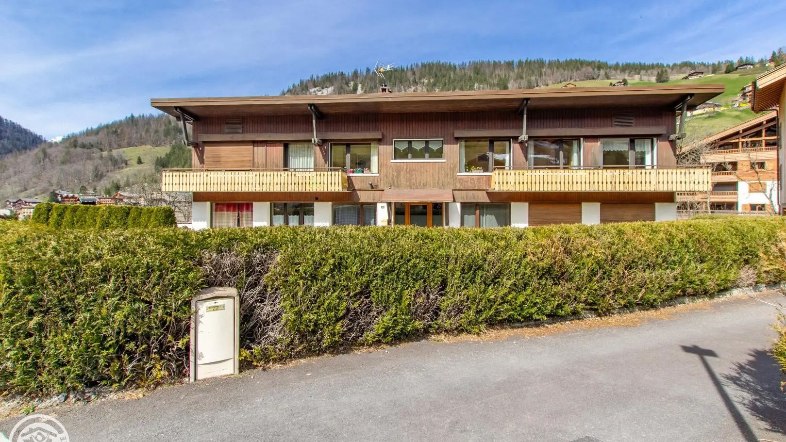 Vue de la résidence Alpette face Sud