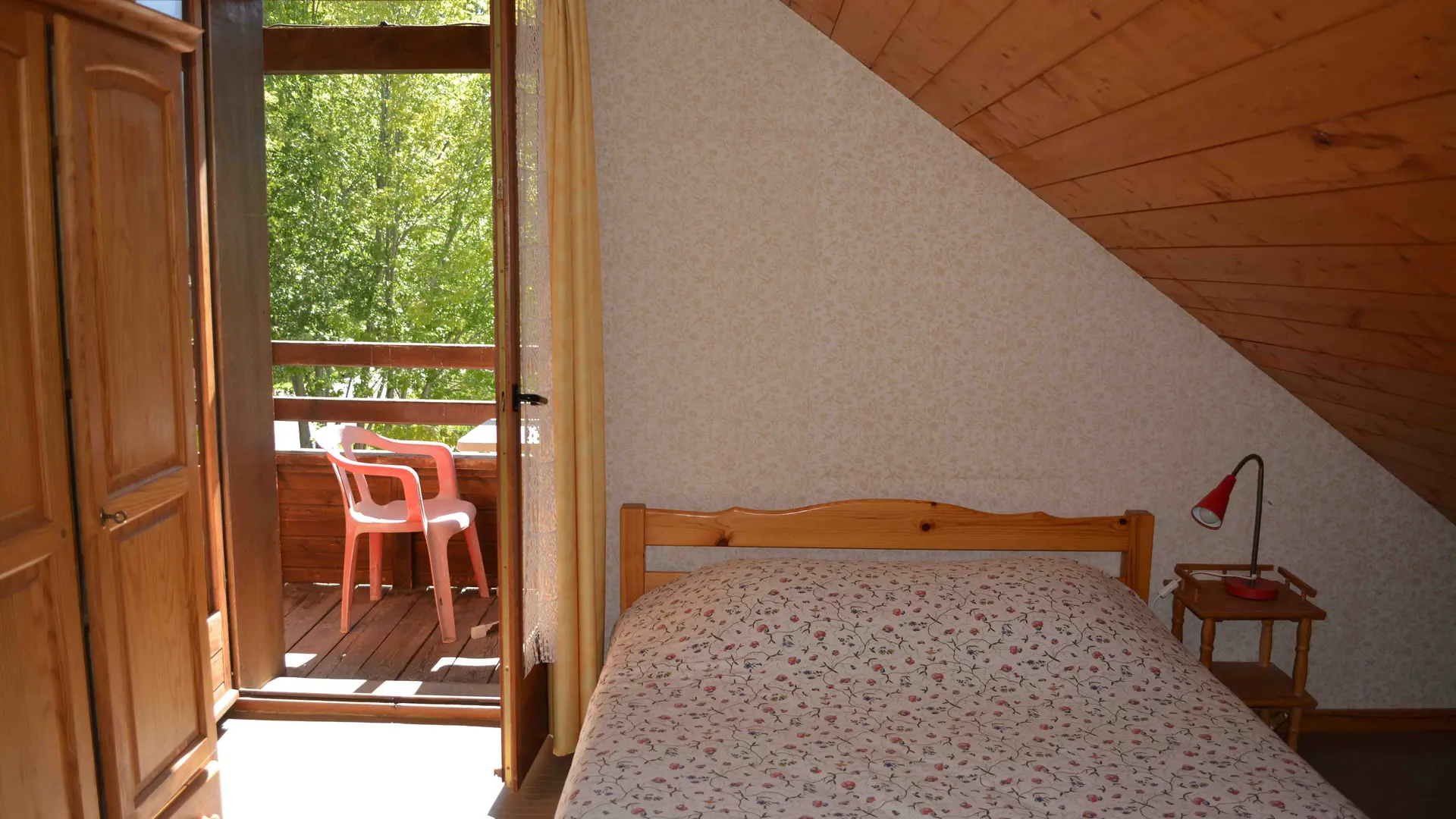 Chambre double avec balcon