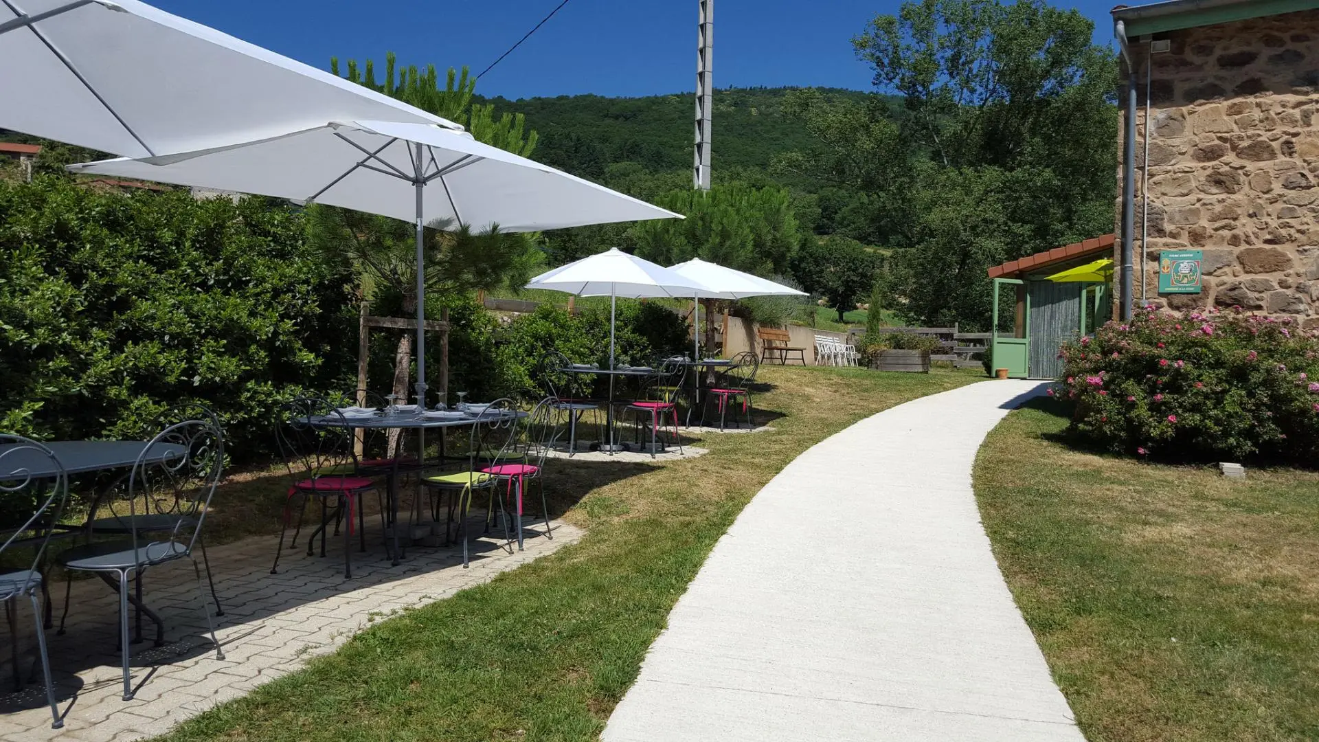 Terrasses de l'auberge