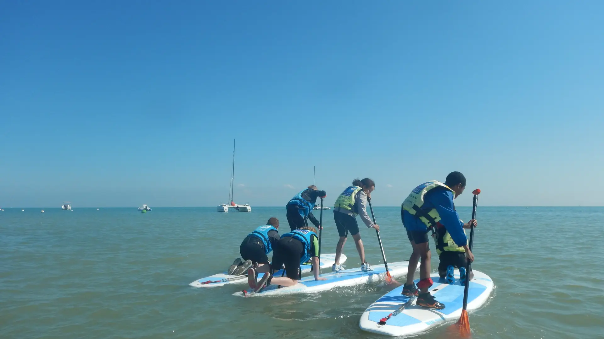 Paddle et famille