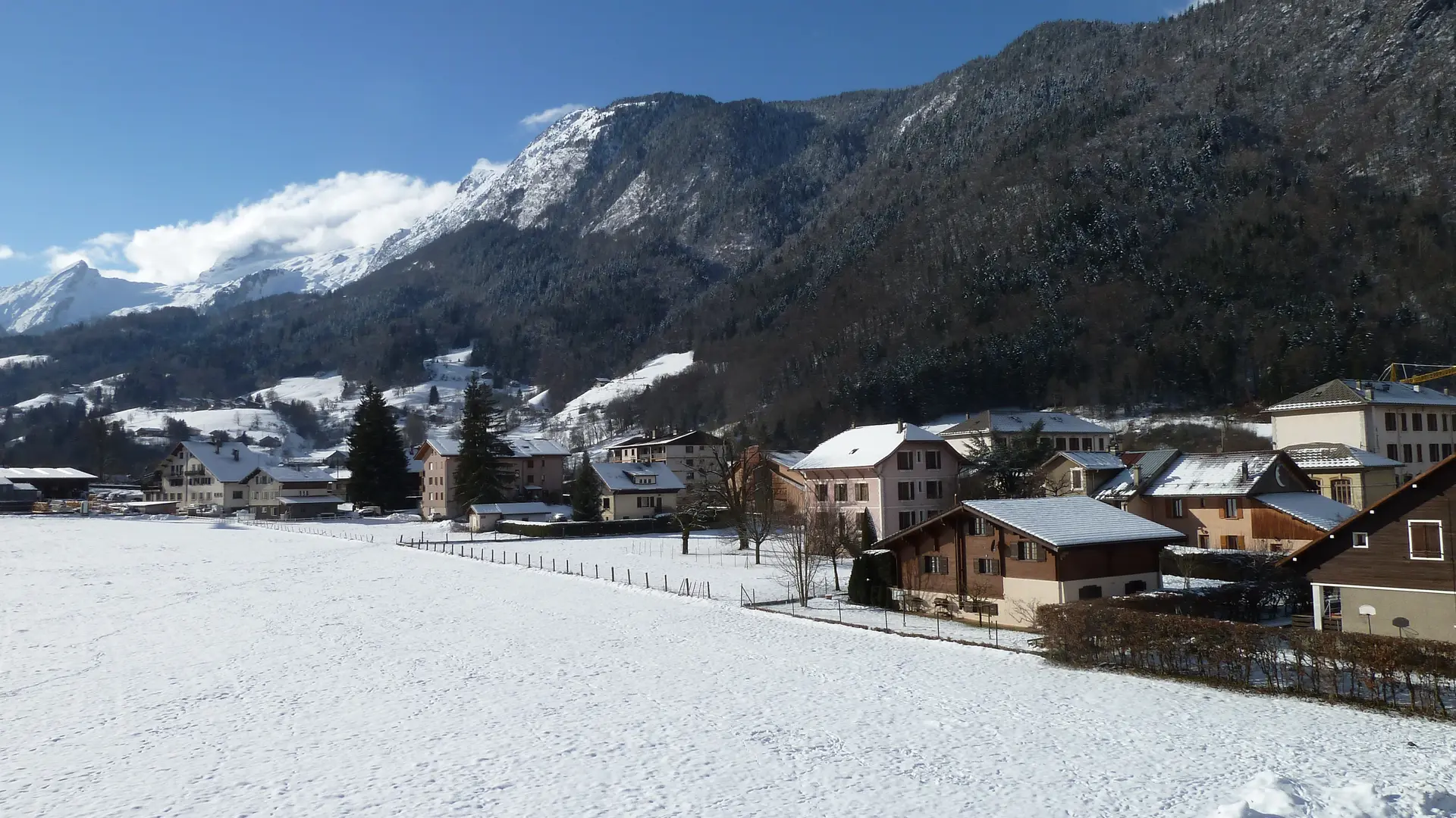 Vue hiver_Le Cruet_Thônes_Haute-savoie
