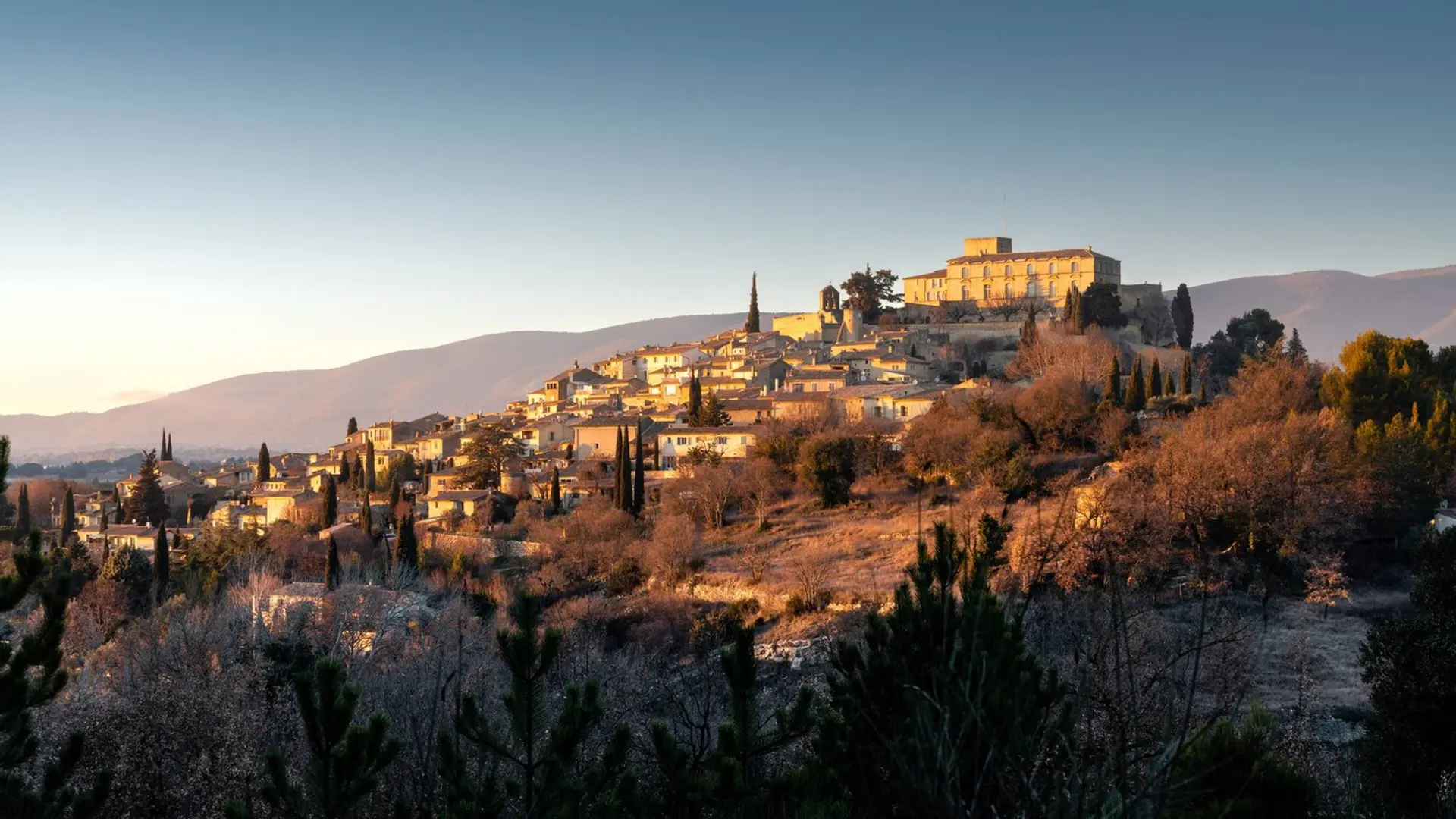 Ansouis au coeur de l'hiver
