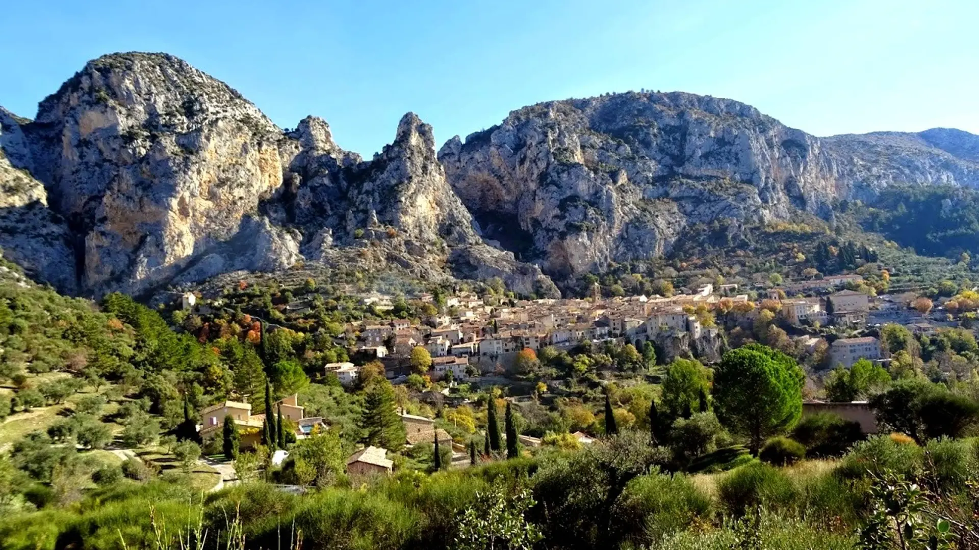 Les Claux et le village