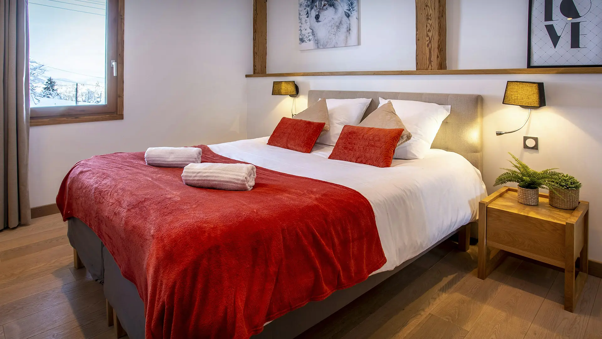 Chambre 2 lit double