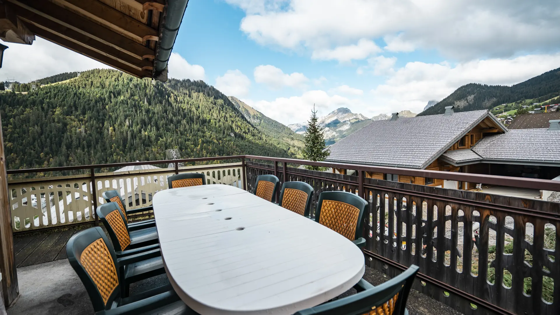 Terrasse en été