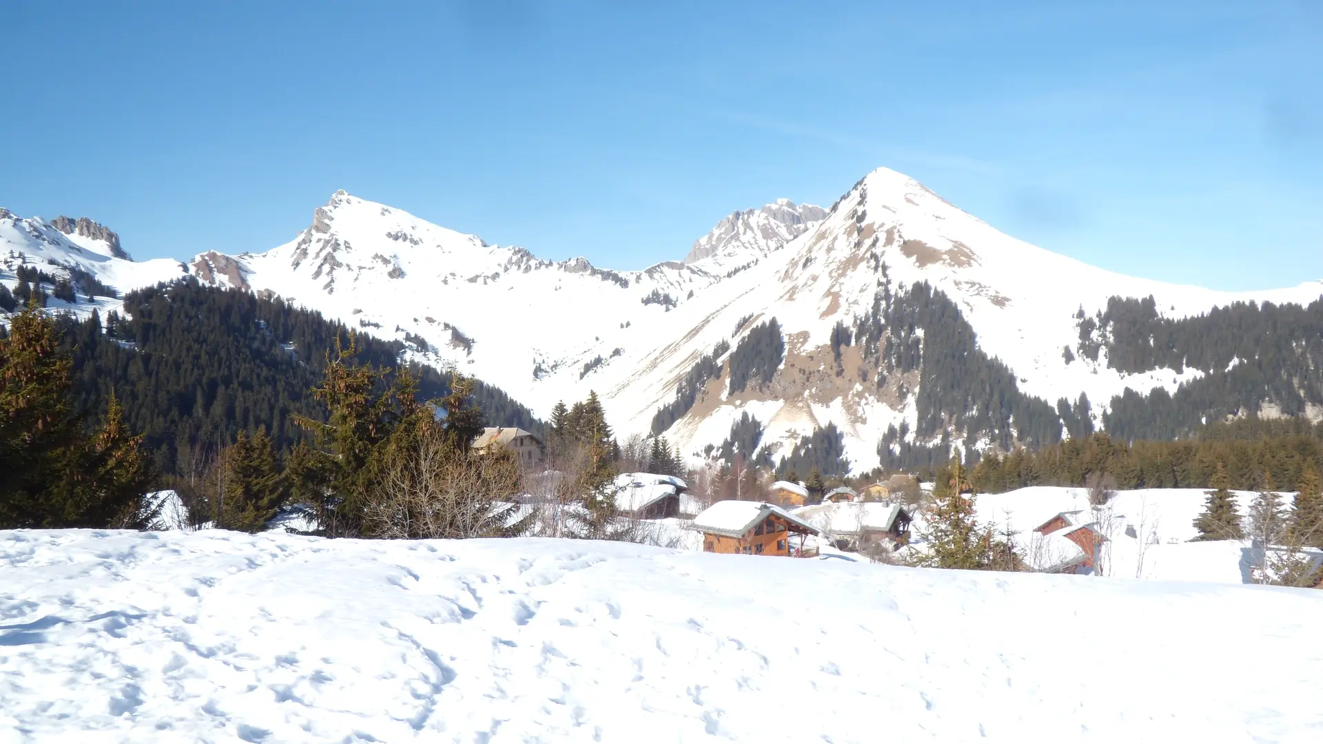 Praz de Lys Sommand en hiver