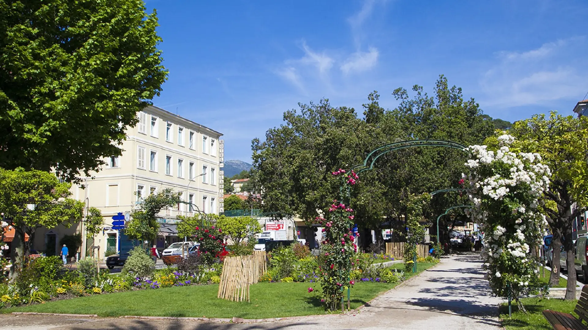 Vue d'une partie des Jardins Biovès