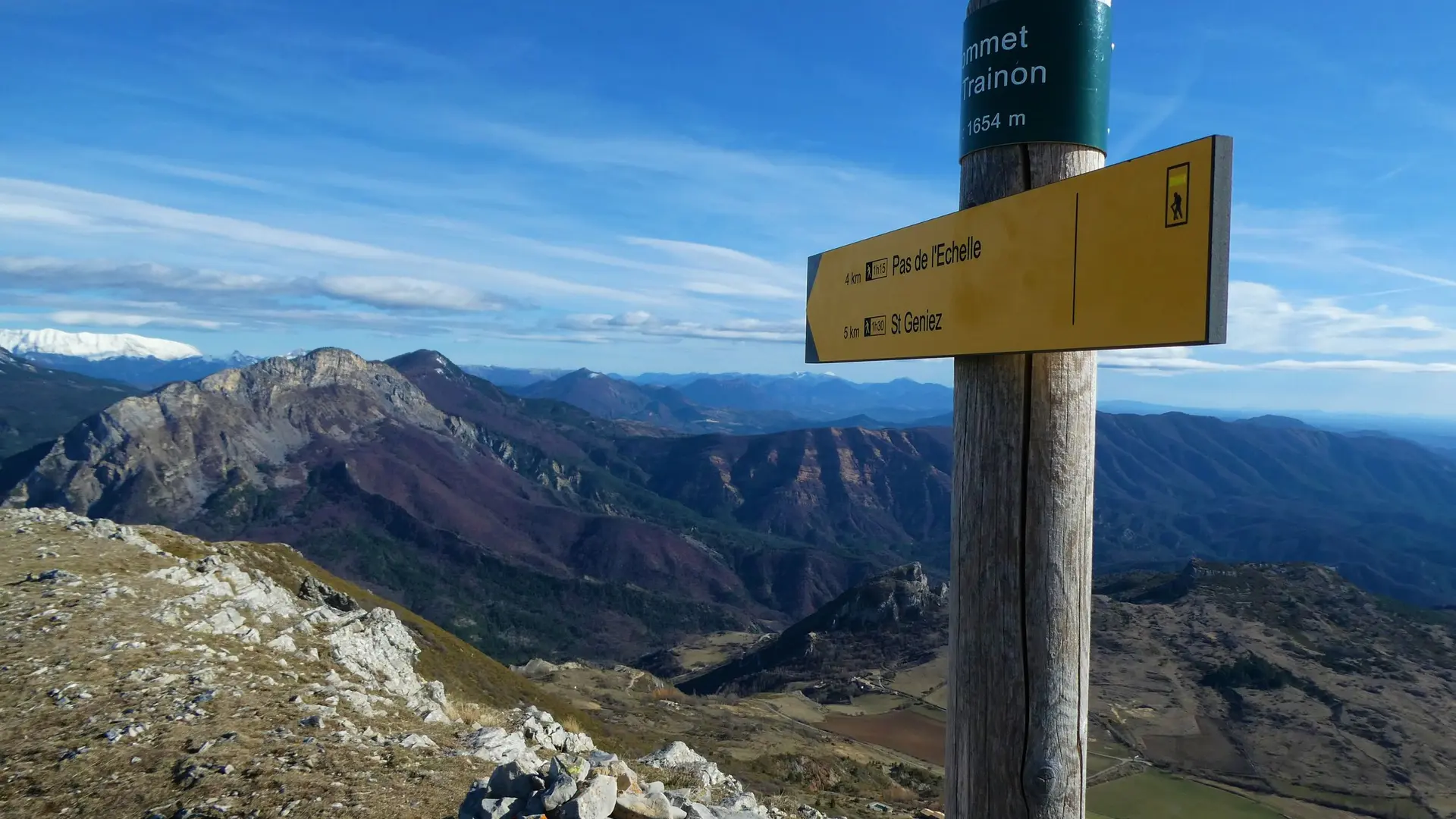 Au sommet du Trainon