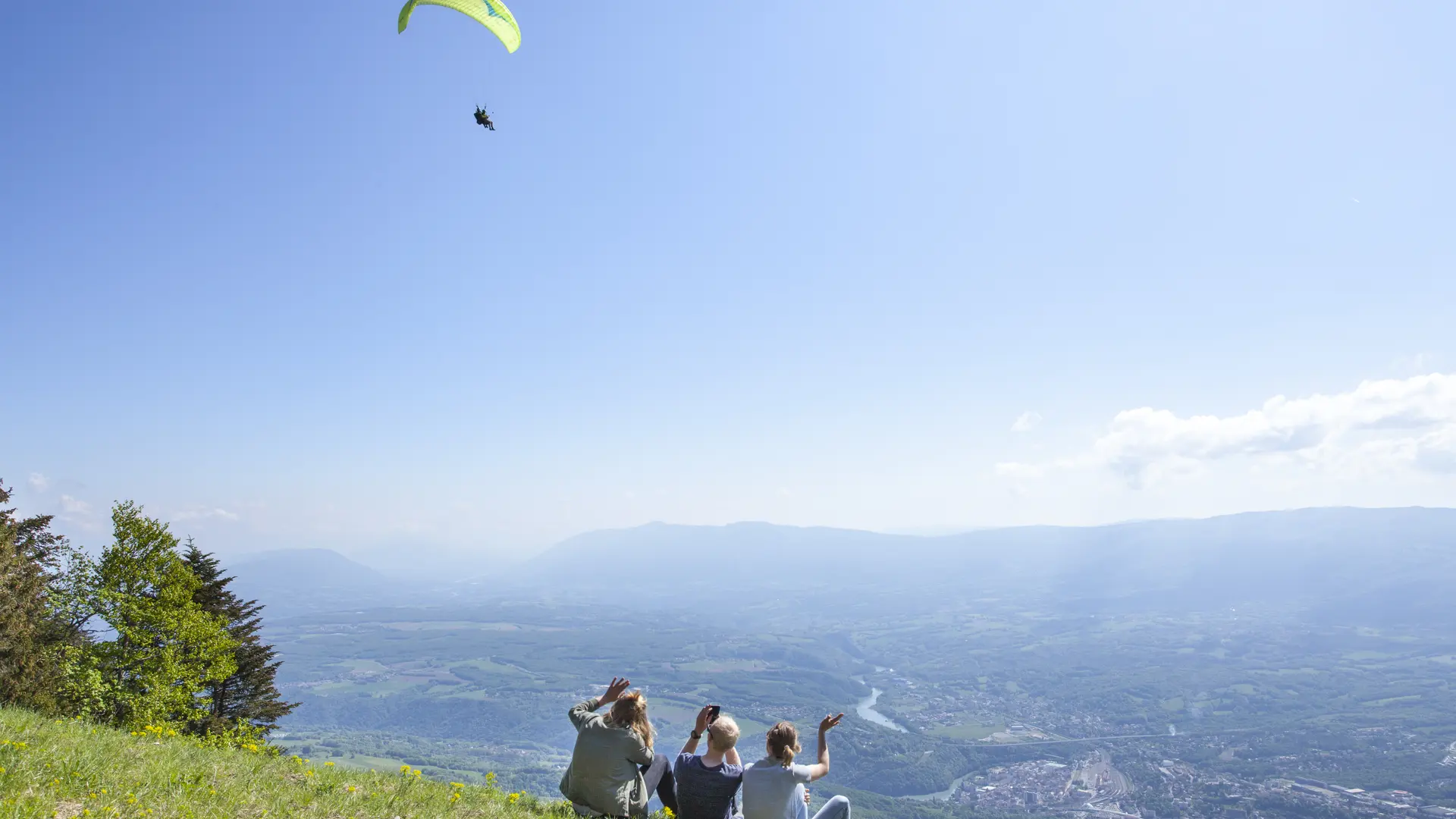 Parapente au dessus du Sorgia avec Didier Marinet