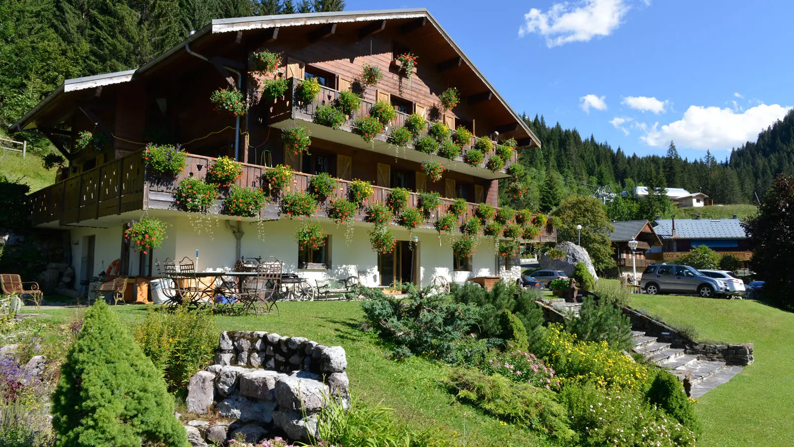 Le chalet en été