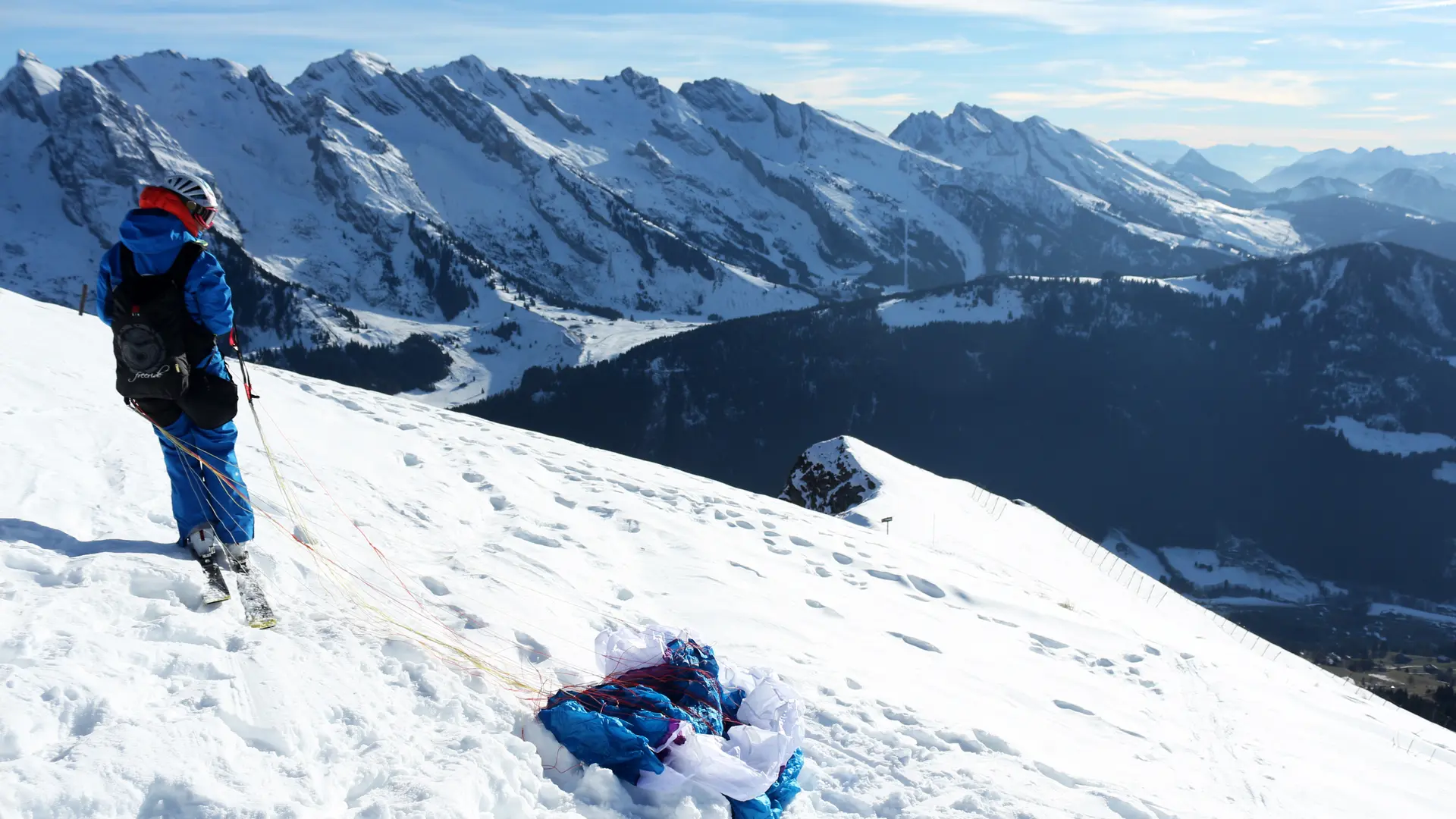 Speed riding au Grand-Bornand Mont Lachat