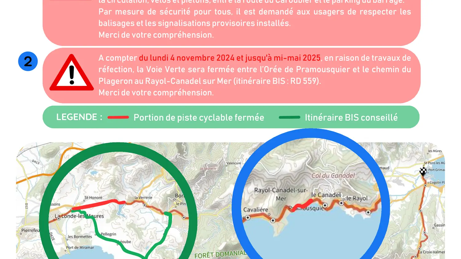 Information Importante Travaux