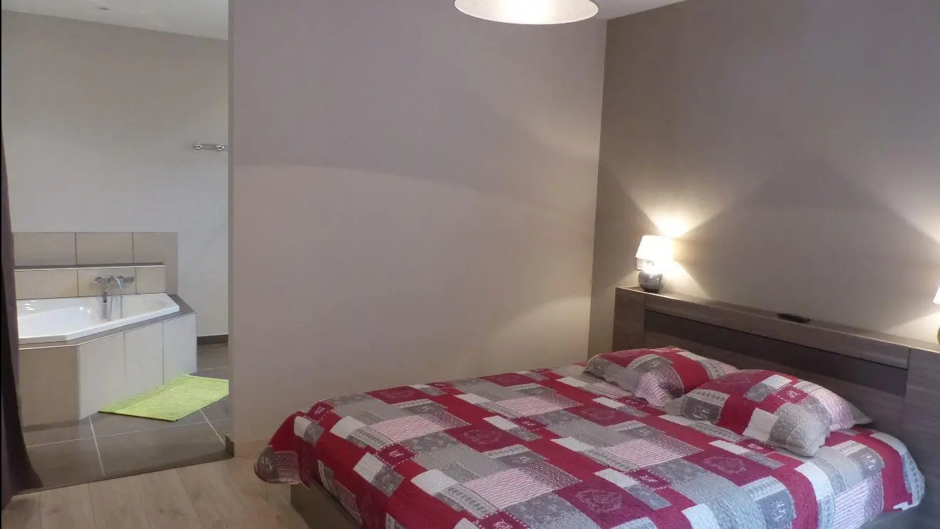 Chambre avec salle de bain