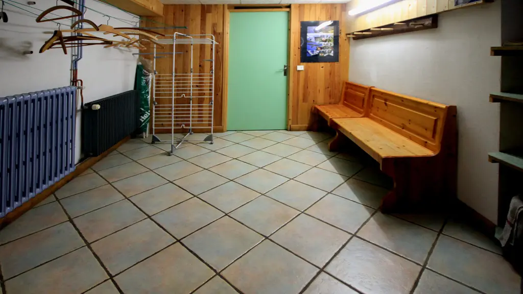 Salle de séchage au rdch, très fonctionnelle