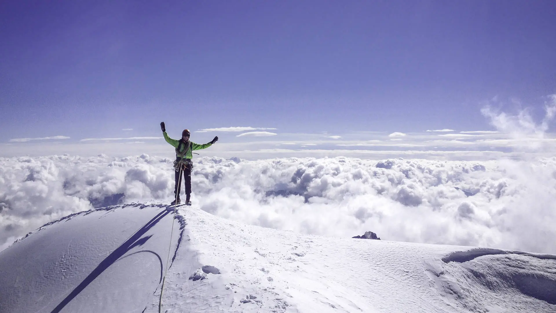 alpinisme avec le bureau des guides