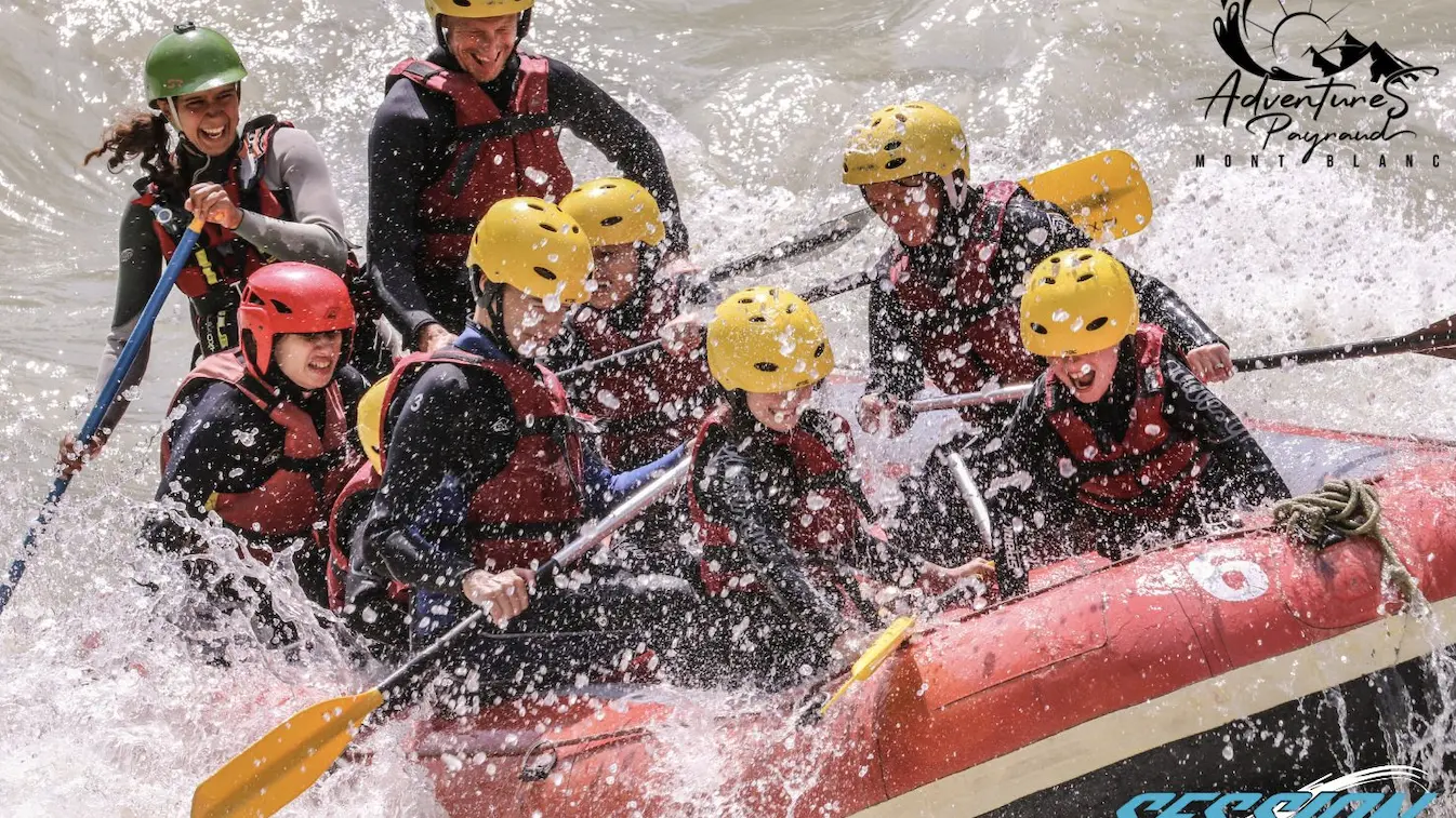 Rafting LOISIRS-Famille-Passy- Adventures Payraud Session Raft ©