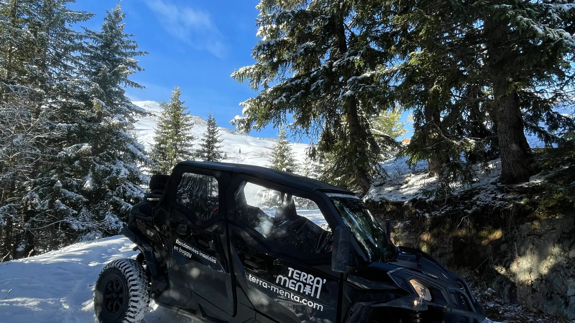 Buggy tout confort équipé pour l'hiver