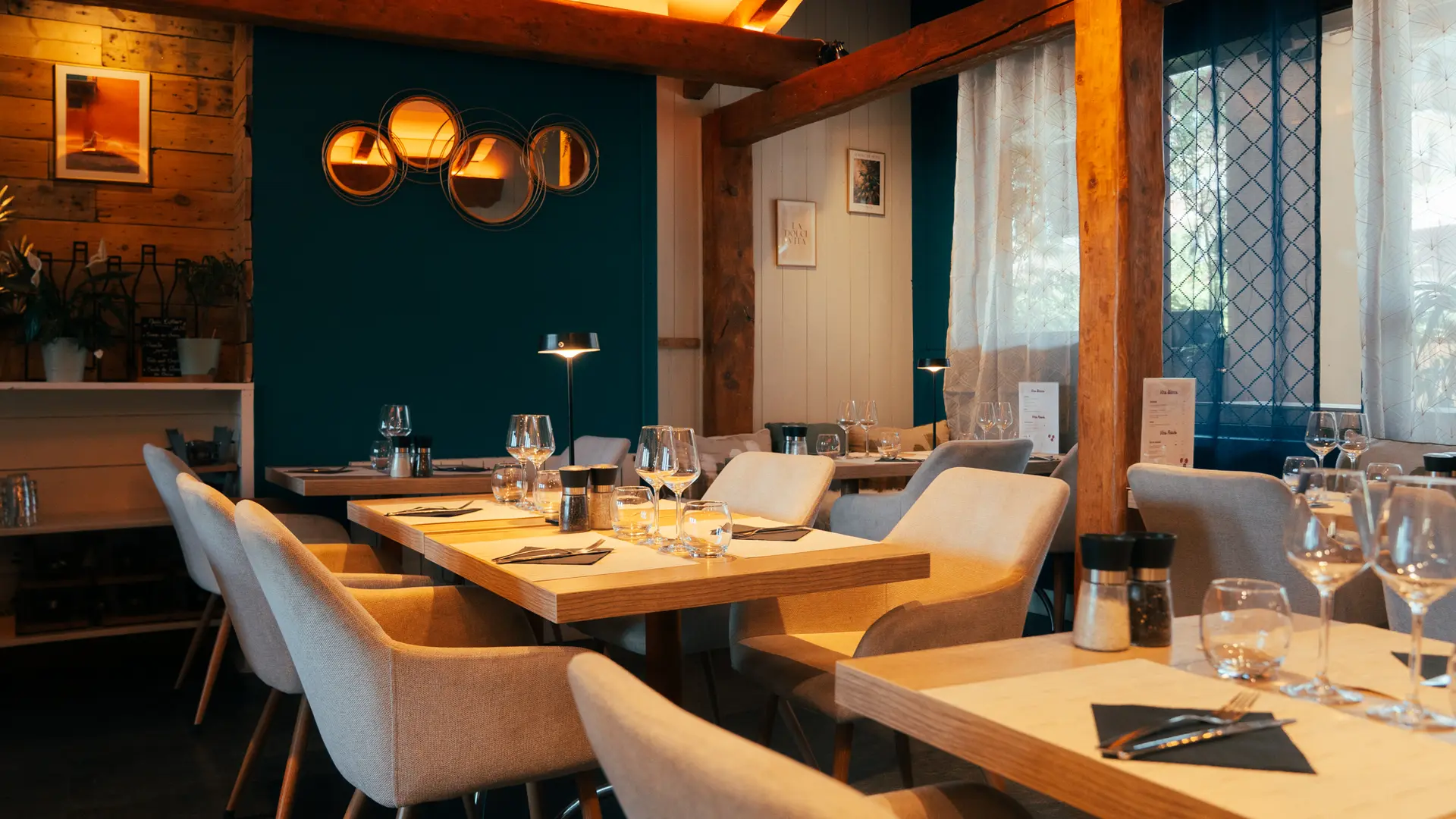 L'intérieur du restaurant
