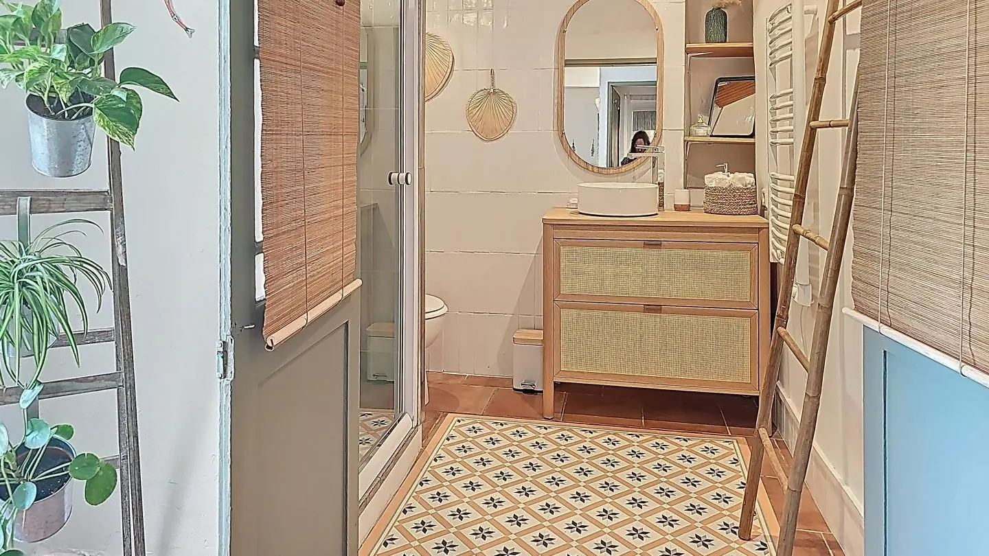 Gîte le Figuier de St Cé- Salle d'eau-Gîtes de France Alpes-Maritimes