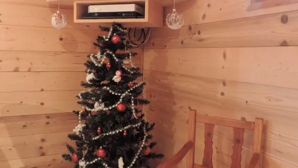 Gite décoré pour les fêtes de Noel