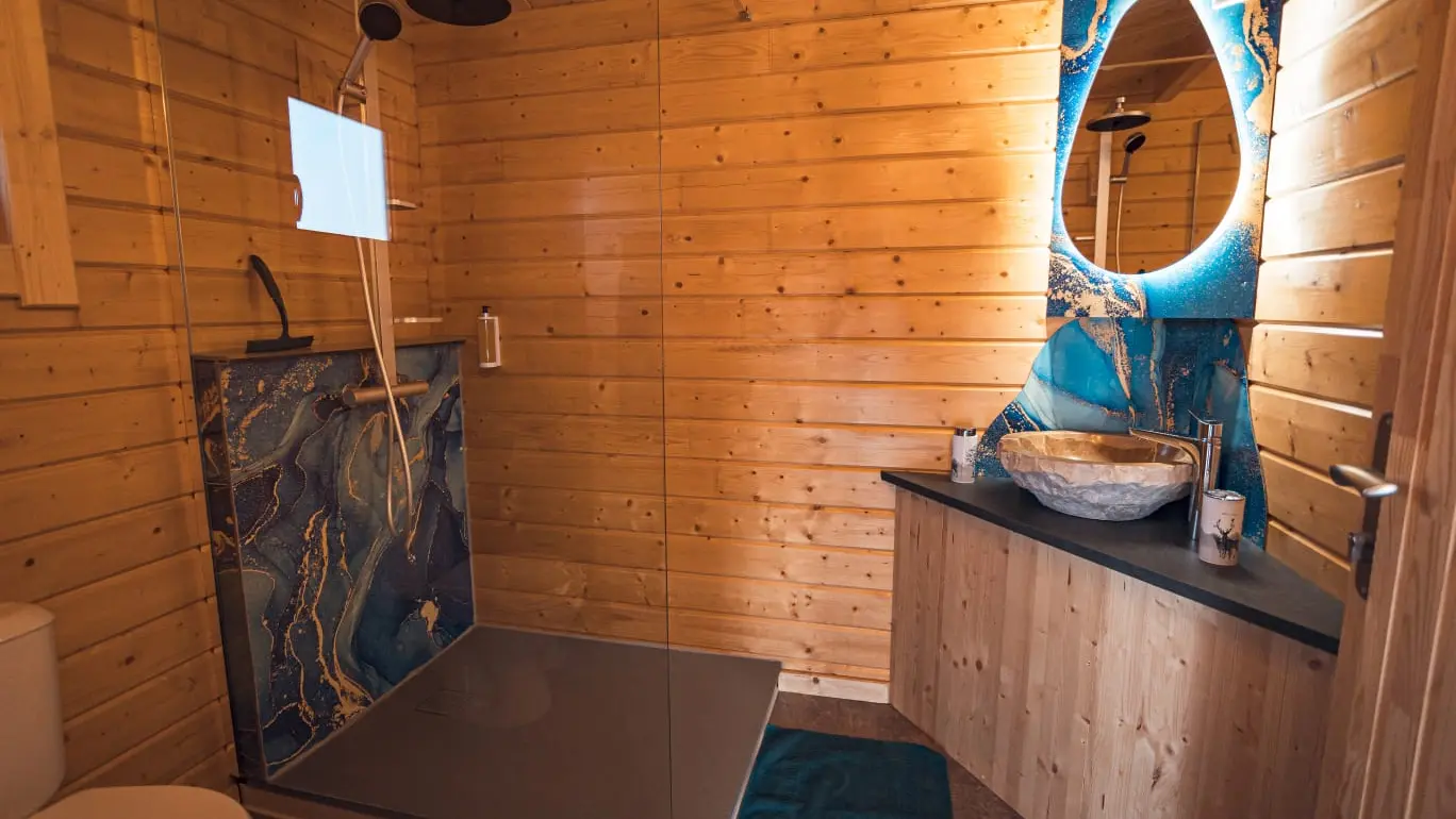 Salle de bain - Les Lodges de la Valière CHORGES