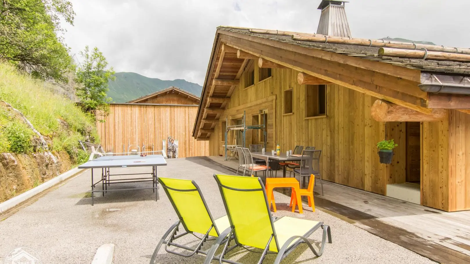 Terrasse ensoleillée