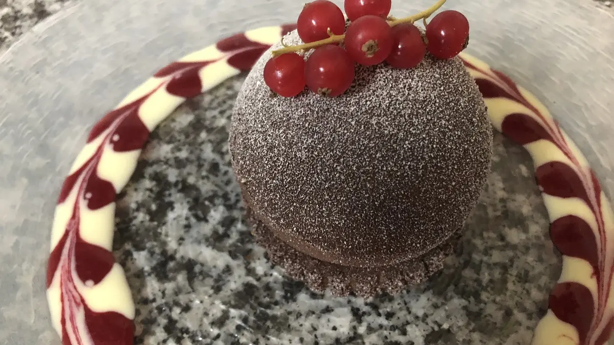 Présentation de dessert