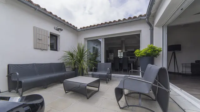 Wohnzimmer im Freien