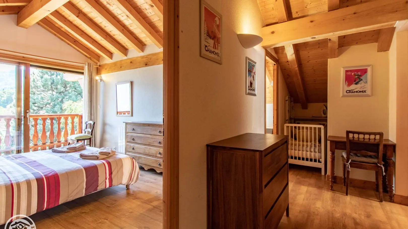 Accès chambre Mont-Blanc.