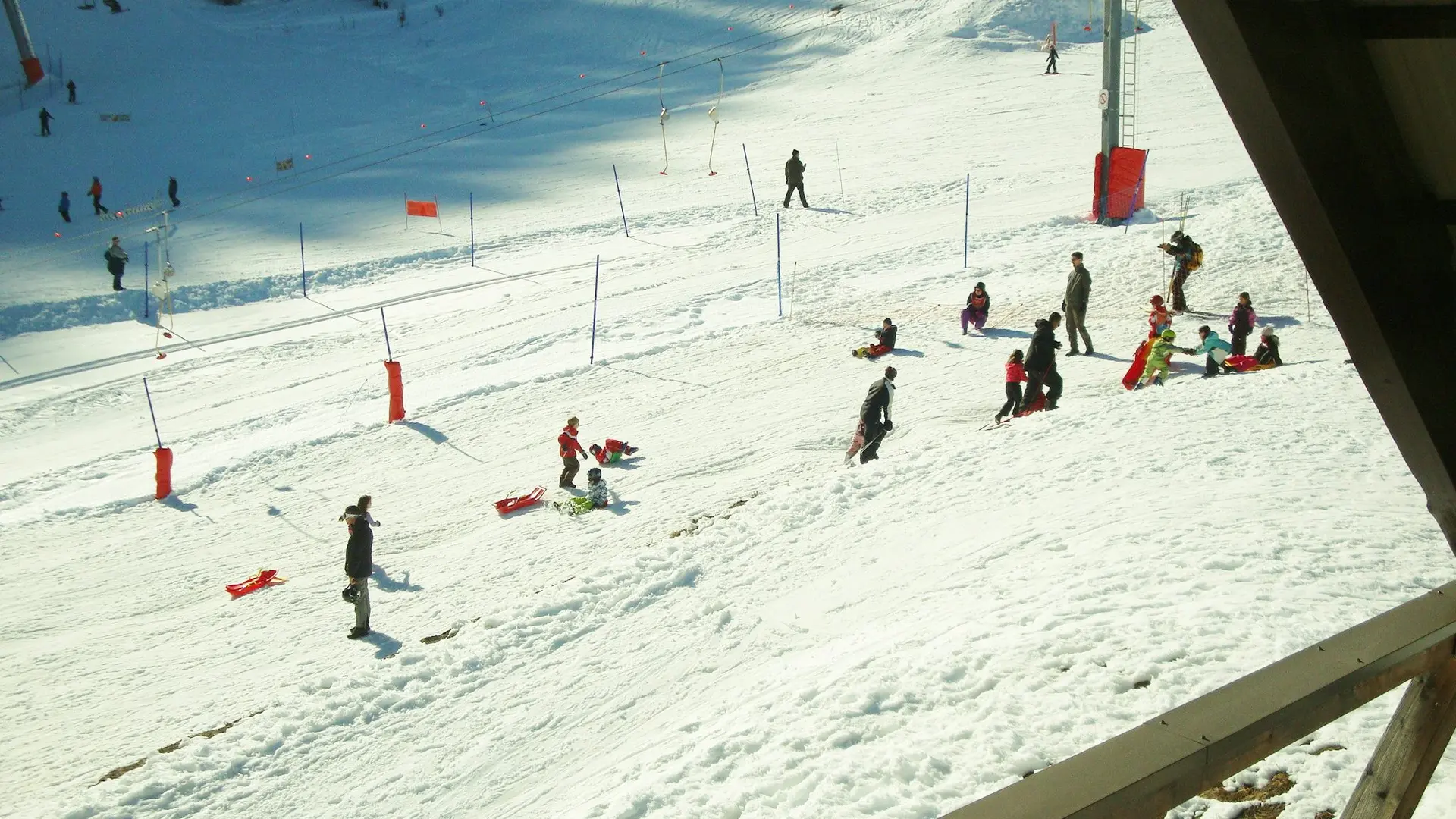 Vue Balcon en hiver - Les Aurans 335M RÉALLON