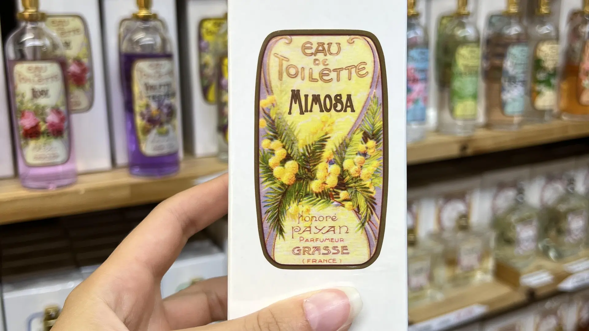Eau de toilette au mimosa