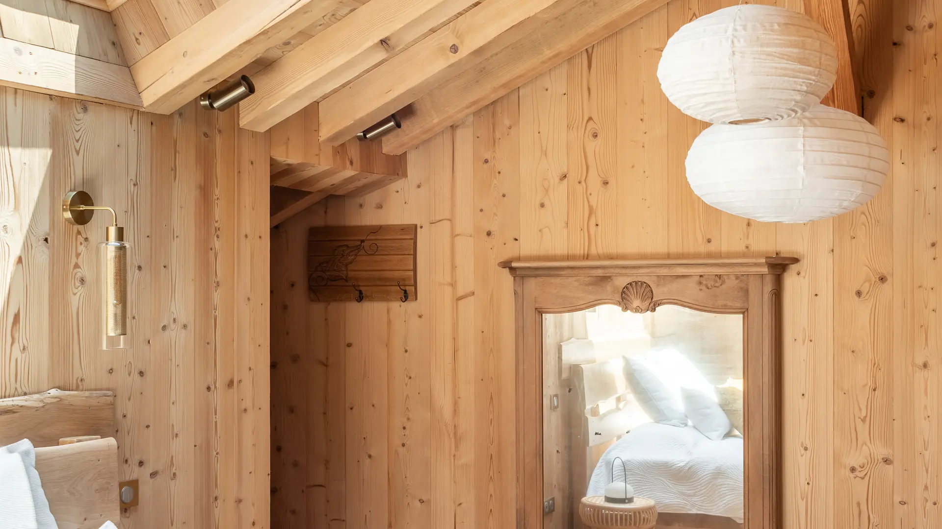 Chambre cocooning en mezzanine