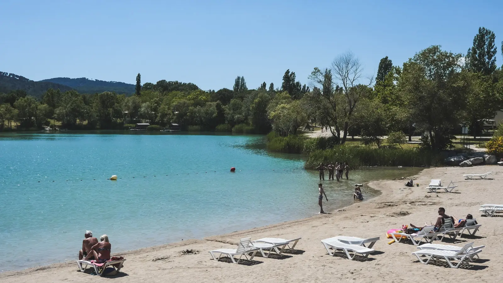 Plan d'eau du Camping Val de Durance