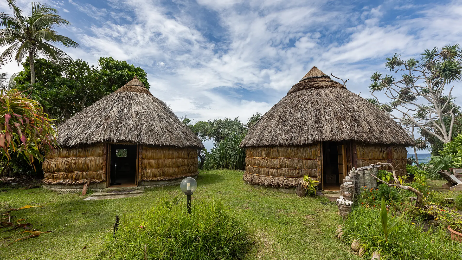 Thatched huts