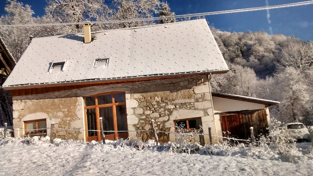 Le gîte en hiver